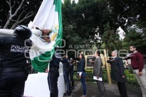 CEREMONIA DE IZAMIENTO DE BANDERA