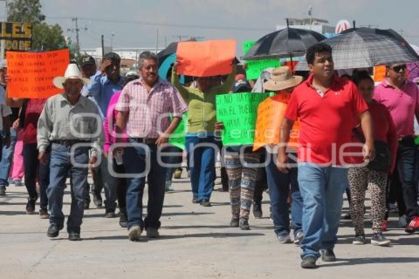 MANIFESTACIÓN CONTRA LÍNEA 3