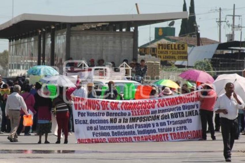 MANIFESTACIÓN  CONTRA LÍNEA  3