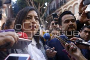 CLAUDIA RIVERA . PRUEBA PILOTO CORREDOR 5 DE MAYO