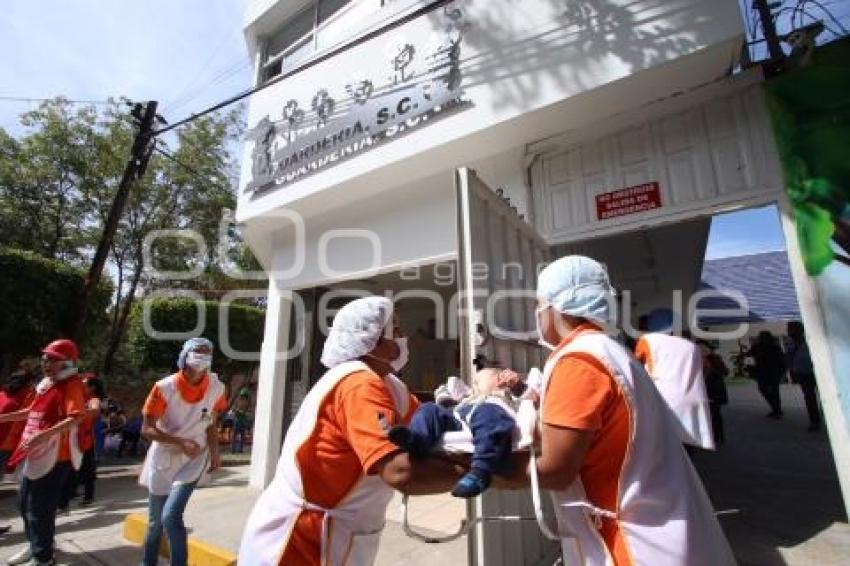 SIMULACRO GUARDERÍA IMSS