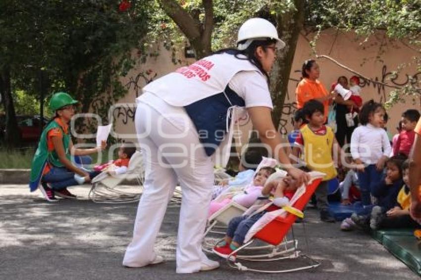 SIMULACRO GUARDERÍA IMSS