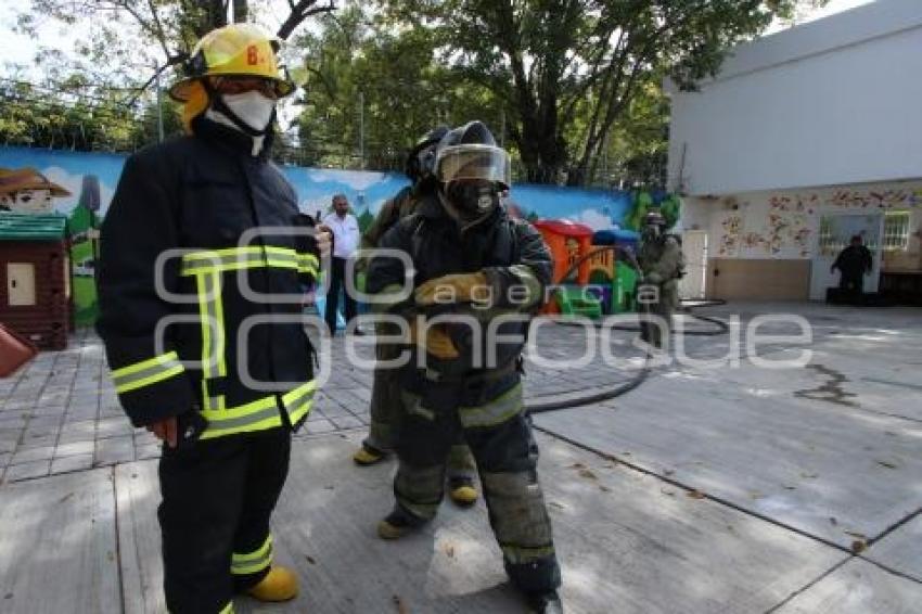 SIMULACRO GUARDERÍA IMSS