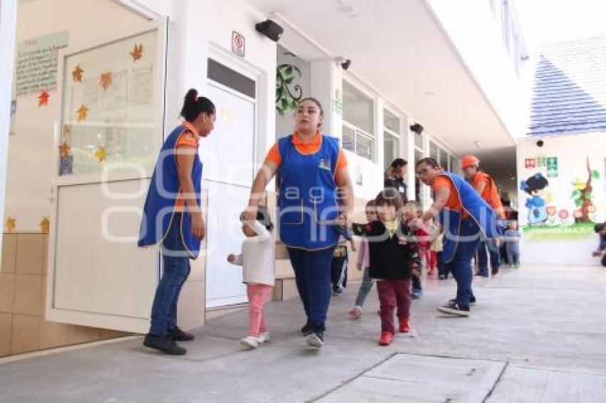 SIMULACRO GUARDERÍA IMSS