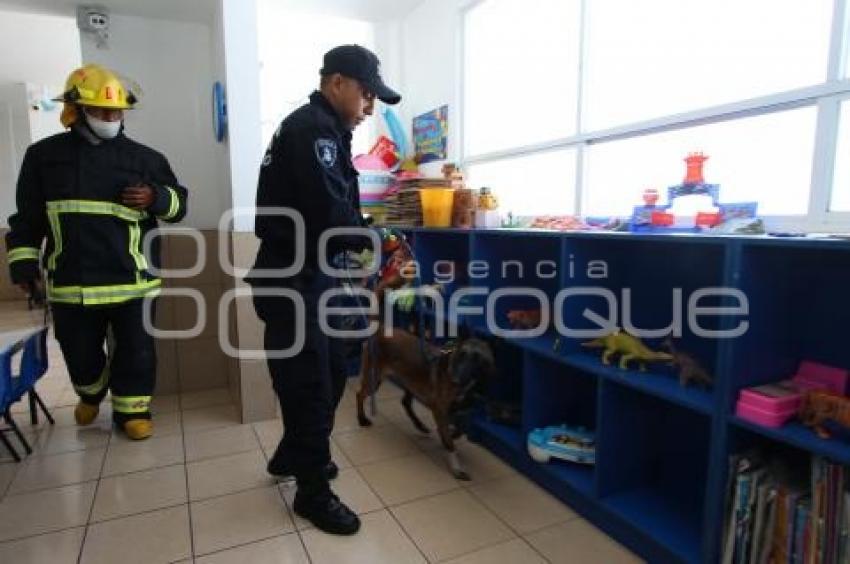 SIMULACRO GUARDERÍA IMSS