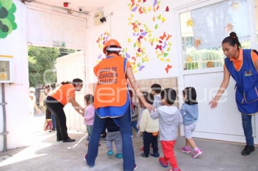 SIMULACRO GUARDERÍA IMSS