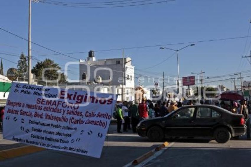 MANIFESTACIÓN SAN FRANCISCO TOTIMEHUACÁN