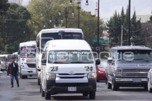 TRANSPORTE PÚBLICO . VÍAS ALTERNAS