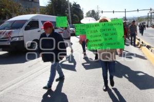 MANIFESTACIÓN . LÍNEA 3 . METROBÚS