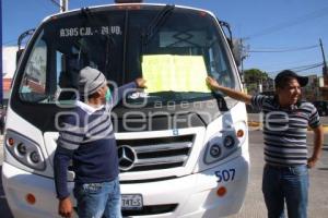 MANIFESTACIÓN . LÍNEA 3 . METROBÚS