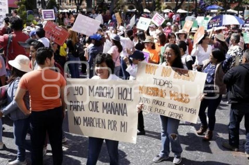 MARCHA CONTRA VIOLENCIA DE GENERO