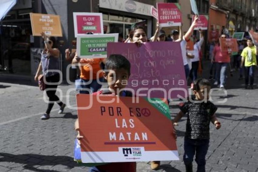 MARCHA CONTRA VIOLENCIA DE GENERO