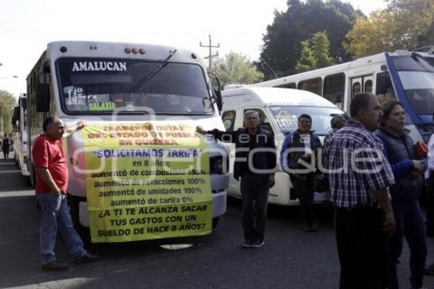 PARO DE TRANSPORTE PÚBLICO