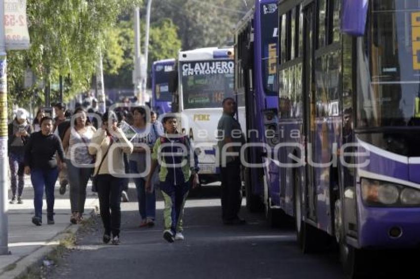 PARO DE TRANSPORTE PÚBLICO