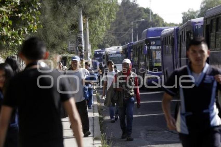 PARO DE TRANSPORTE PÚBLICO