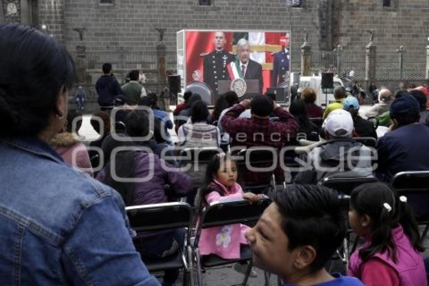 AMLO . TOMA DE PROTESTA