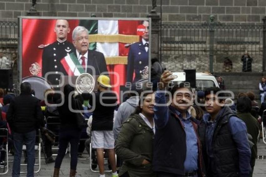 AMLO . TOMA DE PROTESTA