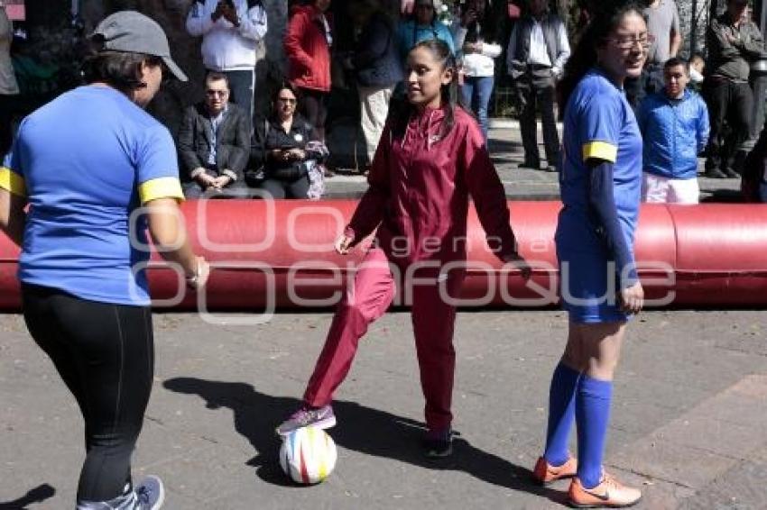 FUTBOL . PERSONAS CON DISCAPACIDAD