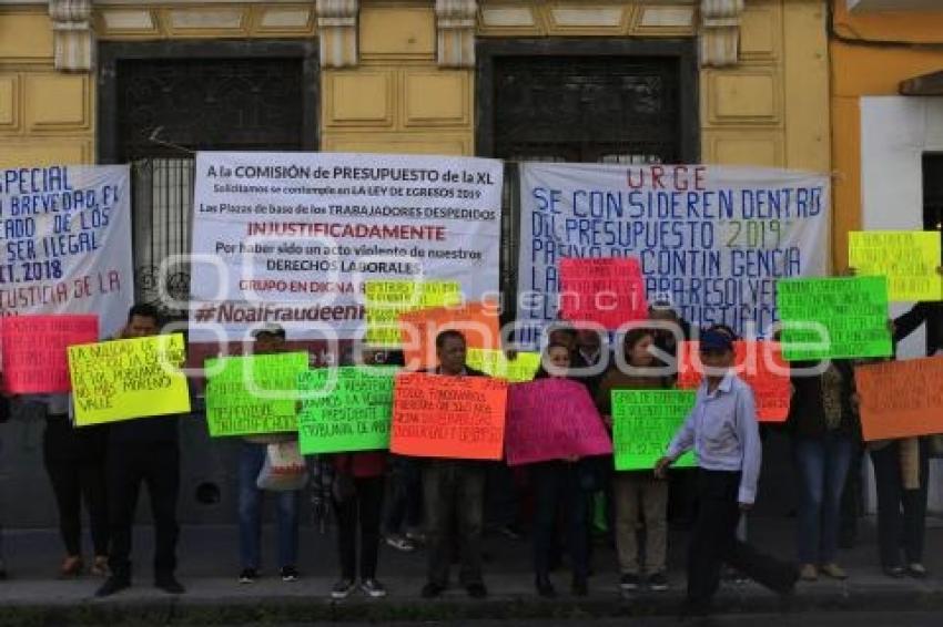 MANIFESTACIÓN DESPEDIDOS GOBIERNO