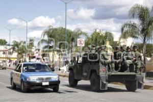 SEGURIDAD . ACATLÁN  . GUARDIA NACIONAL