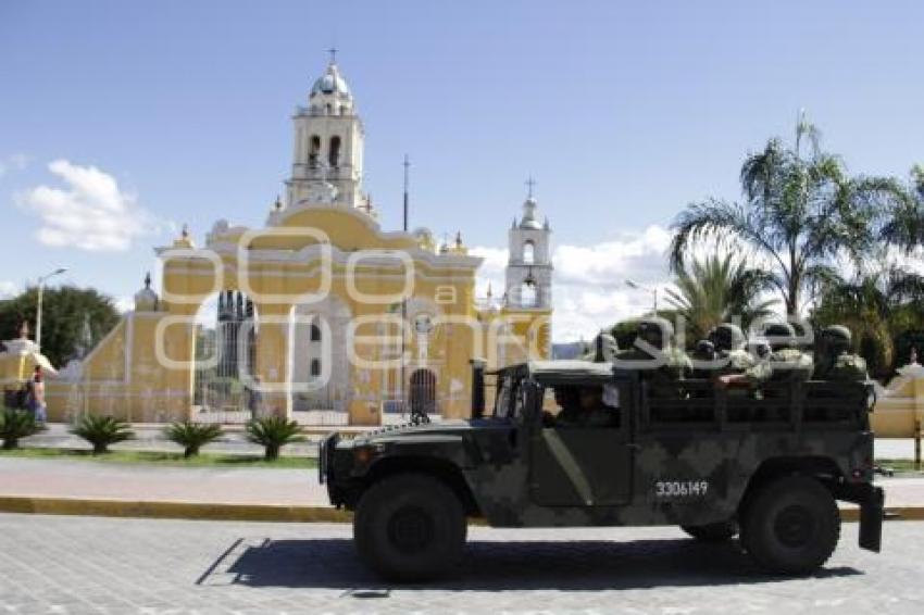 SEGURIDAD . ACATLÁN  . GUARDIA NACIONAL