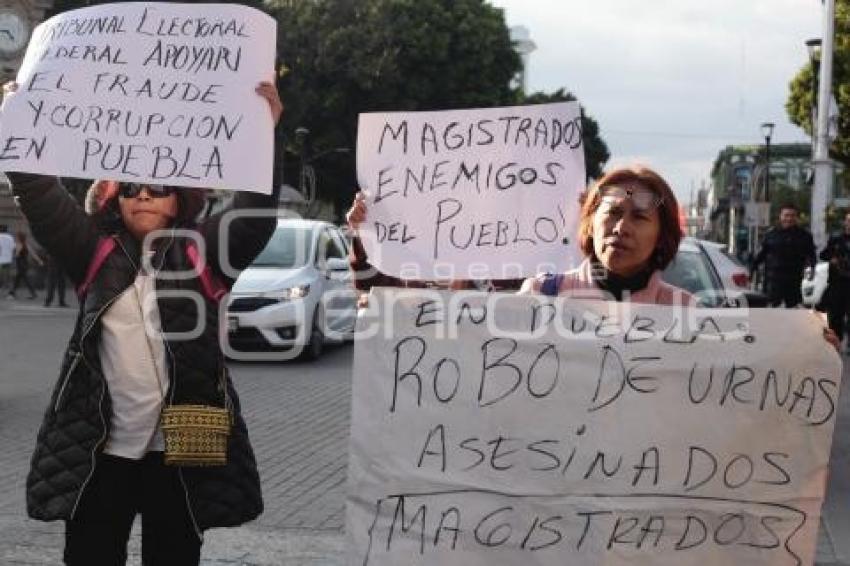 MANIFESTACIÓN CONTRA RATIFICACIÓN DE LA GUBERNATURA