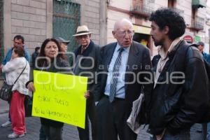 MANIFESTACIÓN CONTRA RATIFICACIÓN DE LA GUBERNATURA