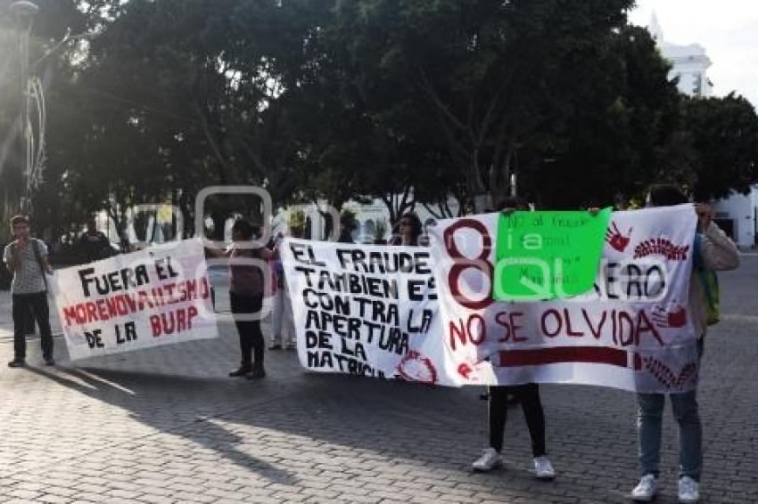 MANIFESTACIÓN CONTRA RATIFICACIÓN DE LA GUBERNATURA