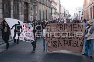 MANIFESTACIÓN CONTRA RATIFICACIÓN DE LA GUBERNATURA