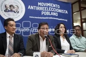 MOVIMIENTO ANTIRREELECCIONISTA POBLANO