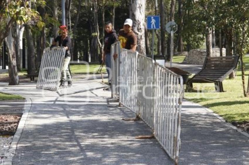 PREPARATIVOS TOMA DE PROTESTA MARTHA ERIKA ALONSO