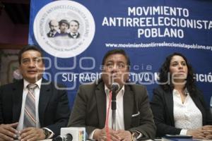 MOVIMIENTO ANTIRREELECCIONISTA POBLANO