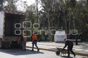 PREPARATIVOS TOMA DE PROTESTA MARTHA ERIKA ALONSO