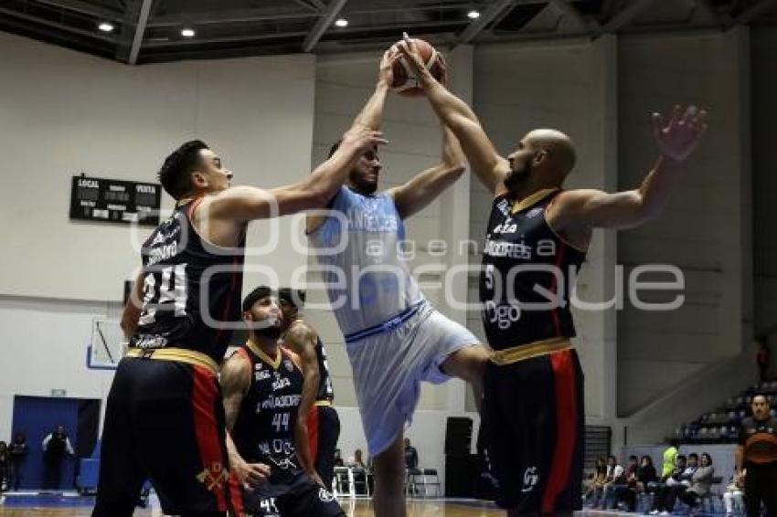 BASQUETBOL . ANGELES VS LEÑADORES