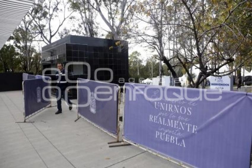 PREPARATIVOS PROTESTA MARTHA ÉRIKA ALONSO