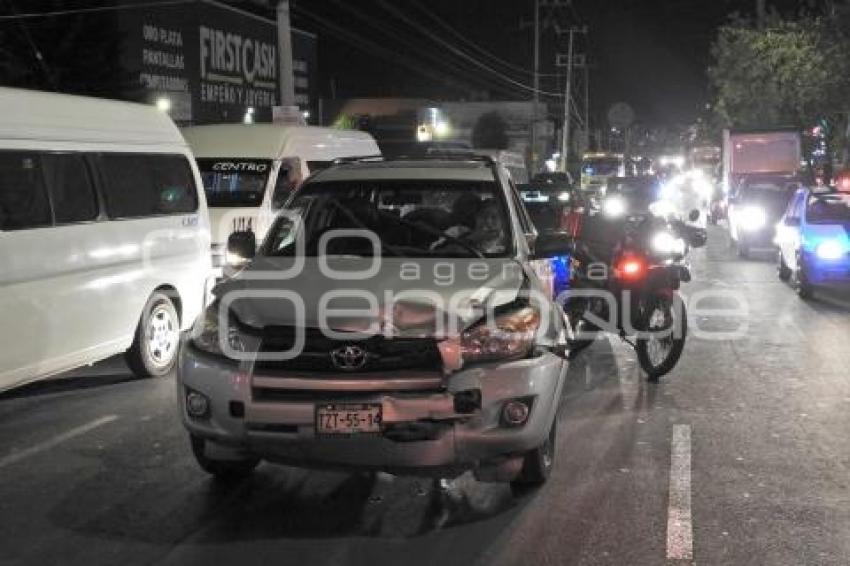 ACCIDENTE . CARAMBOLA