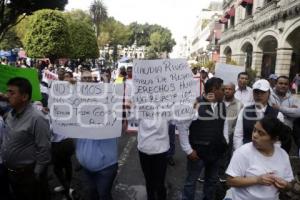 MANIFESTACIÓN DESPEDIDOS AYUNTAMIENTO