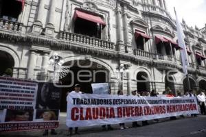 MANIFESTACIÓN DESPEDIDOS AYUNTAMIENTO