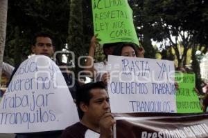 MANIFESTACIÓN DESPEDIDOS AYUNTAMIENTO