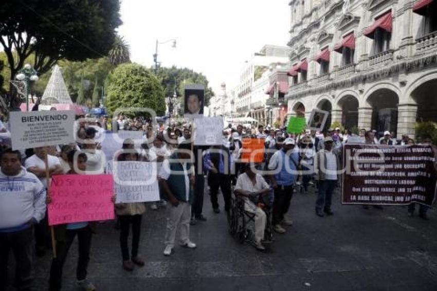 MANIFESTACIÓN DESPEDIDOS AYUNTAMIENTO