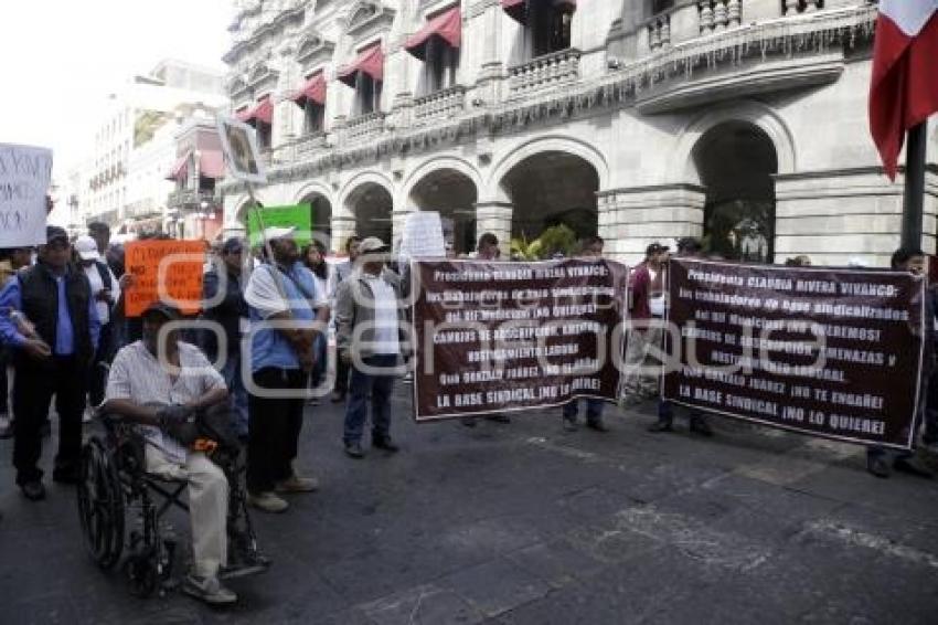 MANIFESTACIÓN DESPEDIDOS AYUNTAMIENTO