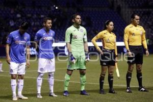 FÚTBOL . CLUB PUEBLA VS CRUZ AZUL