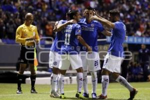 FÚTBOL . CLUB PUEBLA VS CRUZ AZUL