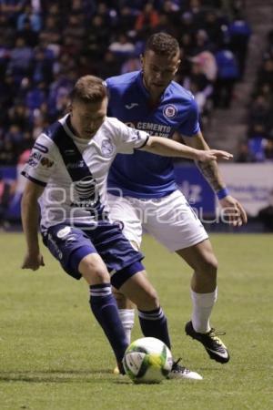 FÚTBOL . CLUB PUEBLA VS CRUZ AZUL