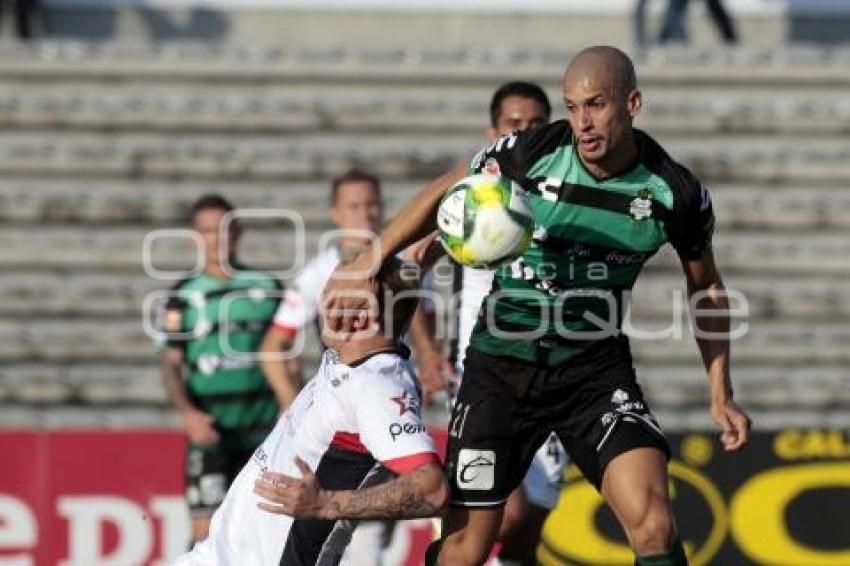 FÚTBOL . LOBOS BUAP VS SANTOS