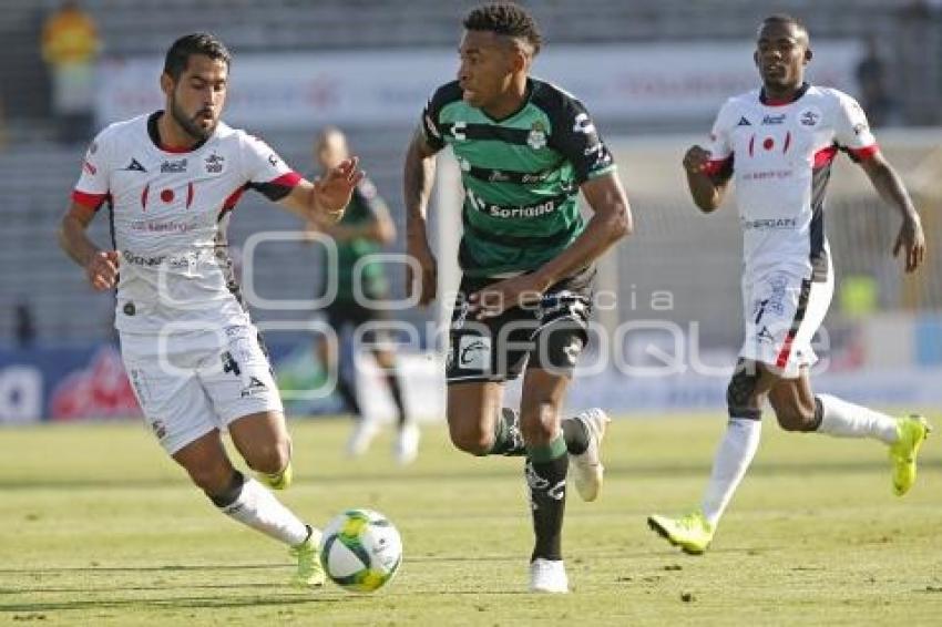 FÚTBOL . LOBOS BUAP VS SANTOS