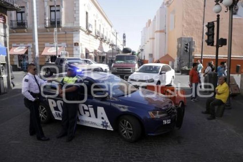 OPERATIVO AMBULANTES . CIERRE VIAL