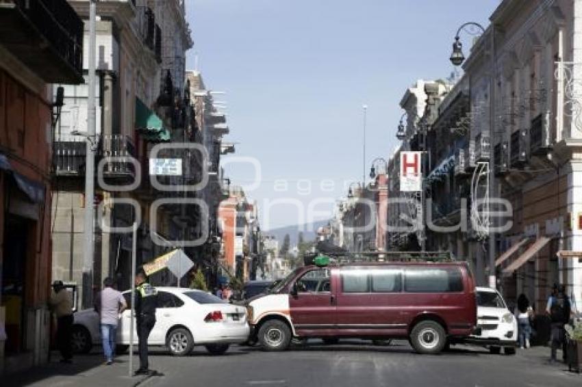 OPERATIVO AMBULANTES . CIERRE VIAL