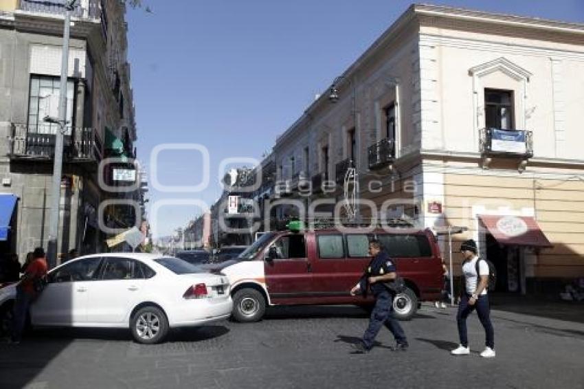 OPERATIVO AMBULANTES . CIERRE VIAL