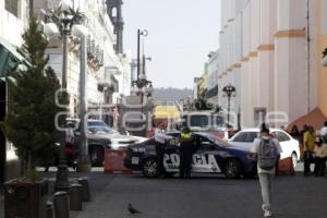 OPERATIVO AMBULANTES . CIERRE VIAL